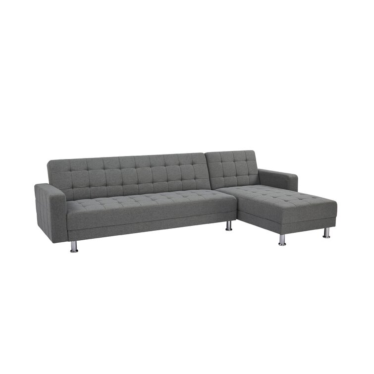 Corner sofa on sale bed wayfair